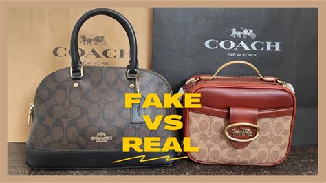 fake coach bag vs real|how to authenticate coach bag.